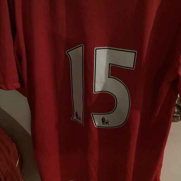 Boot leg MANCHESTER UNITED 2011 2012 HOME FOOTBALL SOCCER JERSEY mens size large - Picture 5 of 5